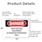 Signmission High Voltage Equipment Authorized Personnel Only Danger Sign, Aluminum, 24in W x 18in L, 2PK OS-2PACK-DS-A-1824-L-2545 - alternate 7